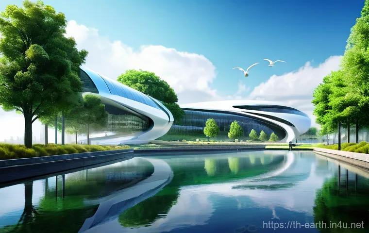 지구과학과 천문학 - **Prompt for Direct Air Capture (DAC) Technology:**
    "A vibrant, futuristic landscape showcasing ...