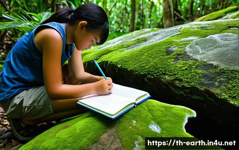 지구과학 학습법 - **Prompt 1: Geological Exploration in a Thai National Park**
    A group of diverse Thai teenagers, ...