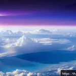 Home 23 지구과학과 성층권 - A highly detailed scientific illustration of the stratosphere layer between 10 to 50 kilometers abov...